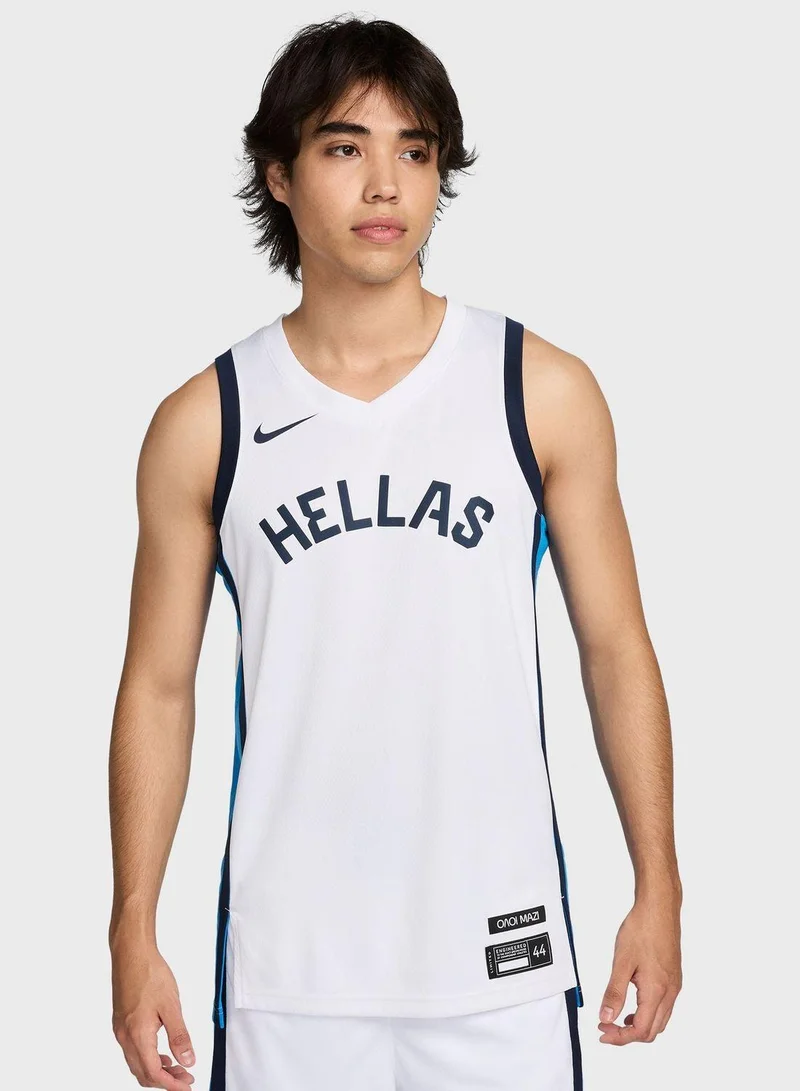 Nike Men's Greece Home Limited Basketball Jersey