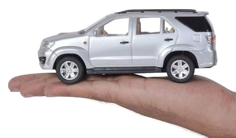 Centy Toys Plastic Indian Fortuner SUV Model - Black, Pack of 1 - Image 4