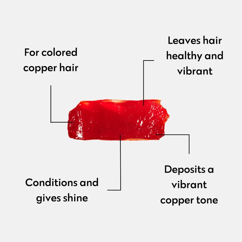 Four Reasons Color Mask - Copper - (27 Colors) Toning Treatment, Color Depositing Conditioner, Tone & Enhance Color-Treated Hair - Semi Permanent Hair Dye, Vegan and Cruelty-Free, 6.76 fl oz - Image 4