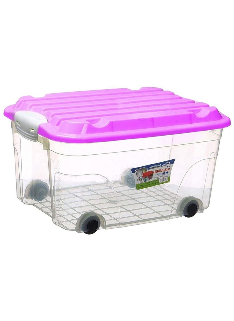 Khorshed Plast Monica Plastic Clear Storage Box 21 Liter  - Image 3