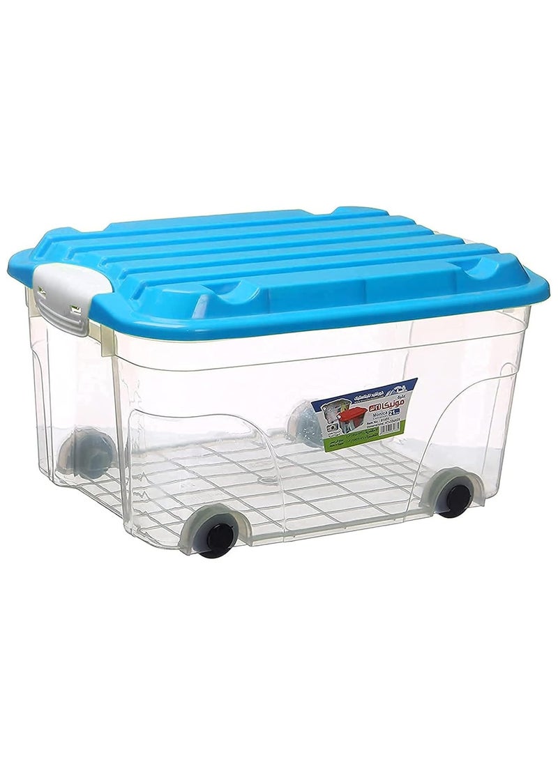 Khorshed Plast Monica Plastic Clear Storage Box 21 Liter  - Image 4