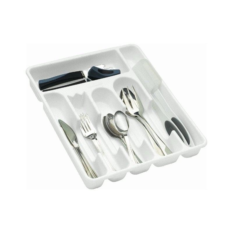 Rubbermaid Rubbermaid Cutlery Tray Large White 