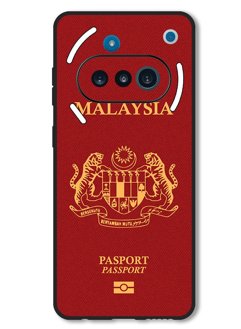 Theodor Case Compatible with Nothing Phone 3a Protection Shockproof Bumper Cover Malaysia Passport - Image 1