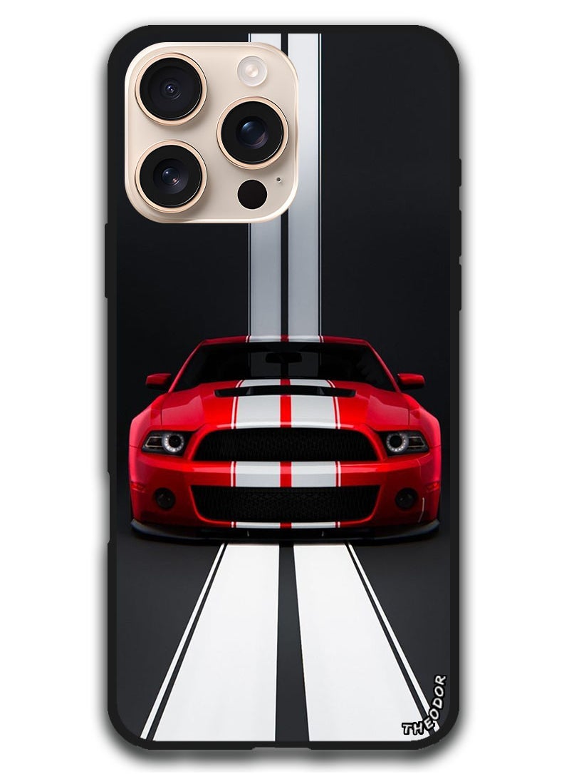 Theodor Protective Case Anti Scratch Shock Proof Bumper Cover For iPhone 16 Pro (6.3)-inch Car (3)  - Image 1