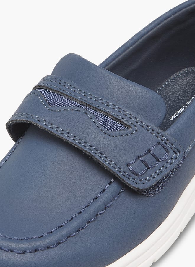 جونيورز لوفرز سلايد للأولاد سادة - Image 4