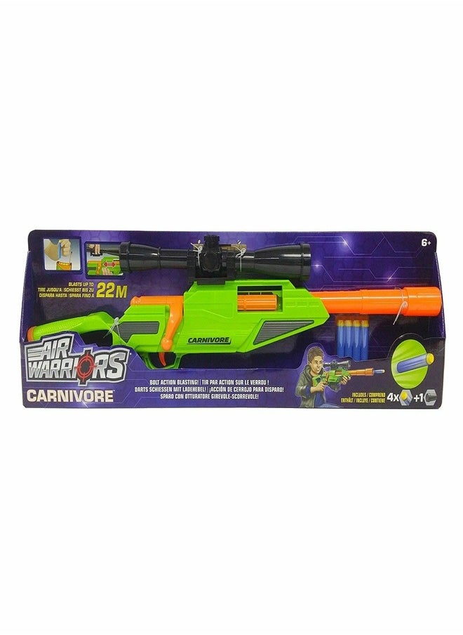 Generic Buzz Bee Toys - BuzzBee Air Warriors Carnivore Bolt Action Dart Blaster Scope Dart Blaster - 67543  - Image 2