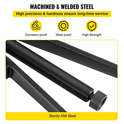 VEVOR Lower Bearing Carrier Puller, Compatible with Yamaha, Johnson, Evinrude, Honda, Mercury, Robust Steel Marine Lower Bearing Puller with Adjustable Arms, Works for Lower Carrier Bearing Removing , Black - Image 5