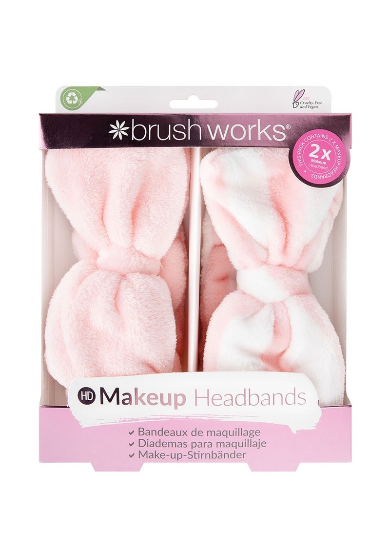 Brushworks Brushworks Makeup Headbands - 2 Pack  - Image 1