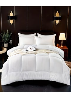 ZCM-HAPPY Luxurious All Season Double Brushed Bedspread Collection Ultra Soft Comfort and Solid Style - Premium Bedding Comforter Perfect for Hot Sleepers (220x240cm)  - Image 1