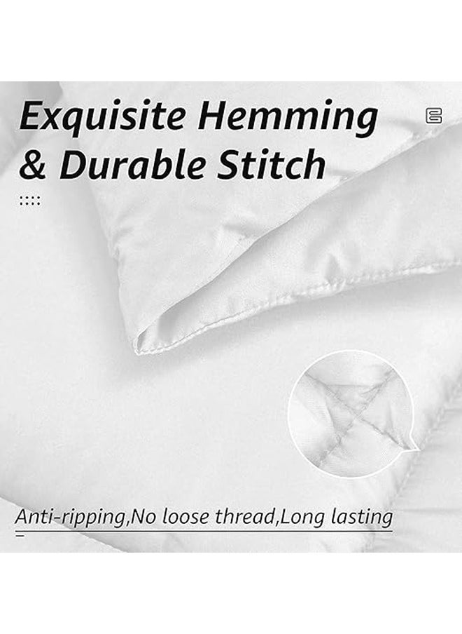 ZCM-HAPPY Luxurious All Season Double Brushed Bedspread Collection Ultra Soft Comfort and Solid Style - Premium Bedding Comforter Perfect for Hot Sleepers (220x240cm)  - Image 4