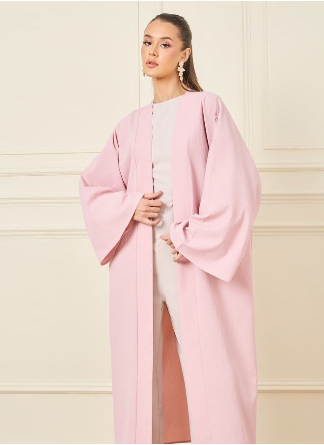 Styli - Oversized Textured Midi Length Kimono - Image 1