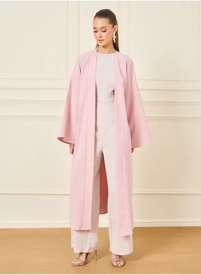 ستايلي Oversized Textured Midi Length Kimono
