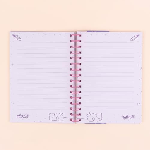 Mirada Whimsical Kitty Notebook – Cute Stylish Cartoon Diary for Study, School, Home & Travel, Perfect Birthday & Festive Gift for Kids - Image 5