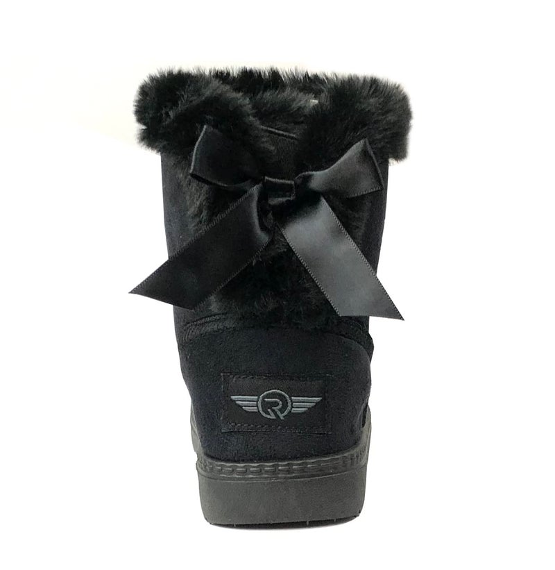 REDVOLUTION Kid Boots Toddler Girls Cute Butterfly Bow Snow Boot - Image 4