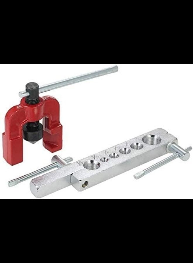 ABBASALI 6 Dies Tubing Pipe Flaring Tools Set 3/16-5/8 Air Brake Line Flaring Tubes - Image 1