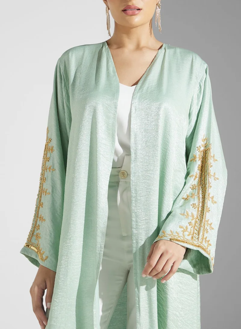 Khizana Embellished Detail Abaya