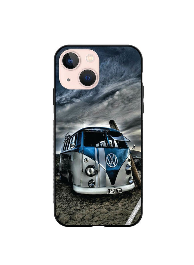 VR CREATIVE Protective Case Cover For Apple iPhone 13 mini Mini Bus Design Multicolour - Image 1