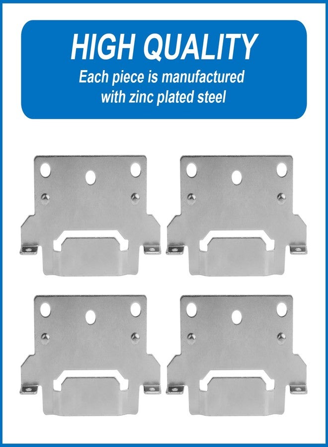 FIX ZHANG 116791 Mounting Plates Bed Frame Brackets Replacement for IKEA Bed Frame Part Compatible Hemnes Malm Brimnes (4 Pack) - Image 4