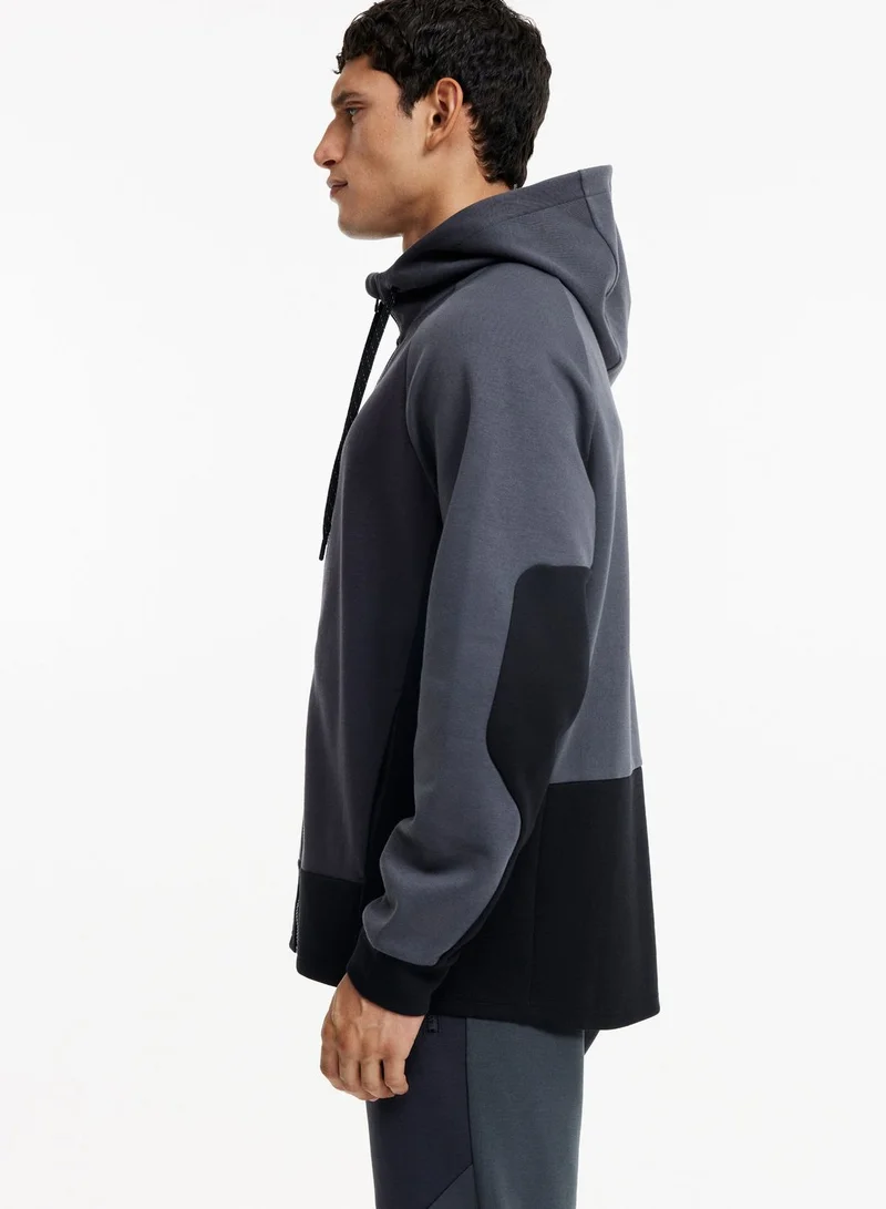 H&M Drymove™ Zip Trough Sports Hoodie