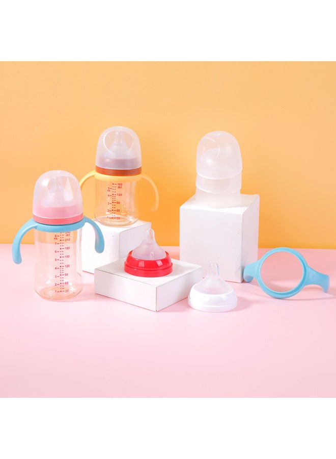 Bei * Pro Wide Diameter PPSU Bottle Baby Neonatal Anti-flatulence Bottle Nipple Suit Baby Bottle-Capacity:5.0 Caliber Ppsu Bottle 240ml (adapted To Shell* Model) Baby Bottle - Image 4
