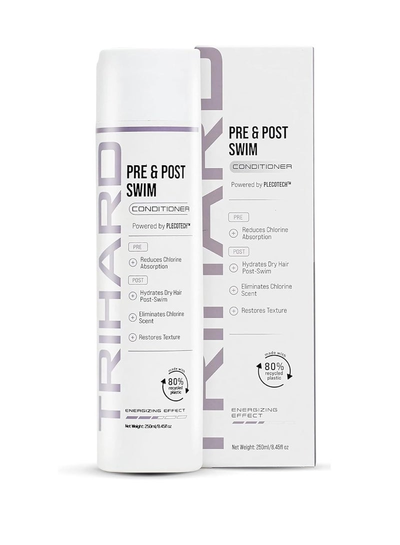 TRIHARD Premium Swim Conditioner Pre and Post Chlorine Defense Luxurious Hair Nourishment - Image 1