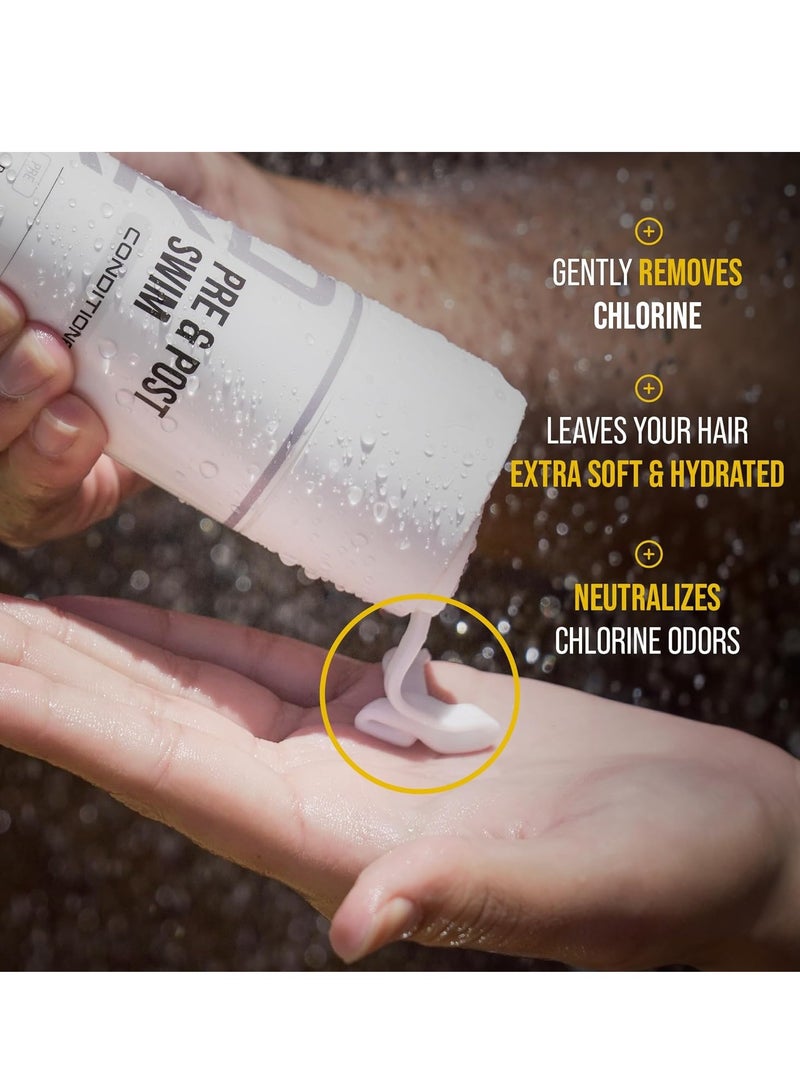 TRIHARD Premium Swim Conditioner Pre and Post Chlorine Defense Luxurious Hair Nourishment - Image 3