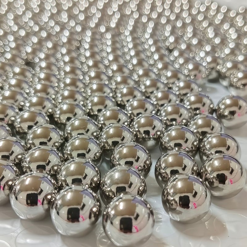 30pcs 14mm Stainless Steel Solid Balls Durable Metal Spheres for Outdoor Hobbies - Image 1
