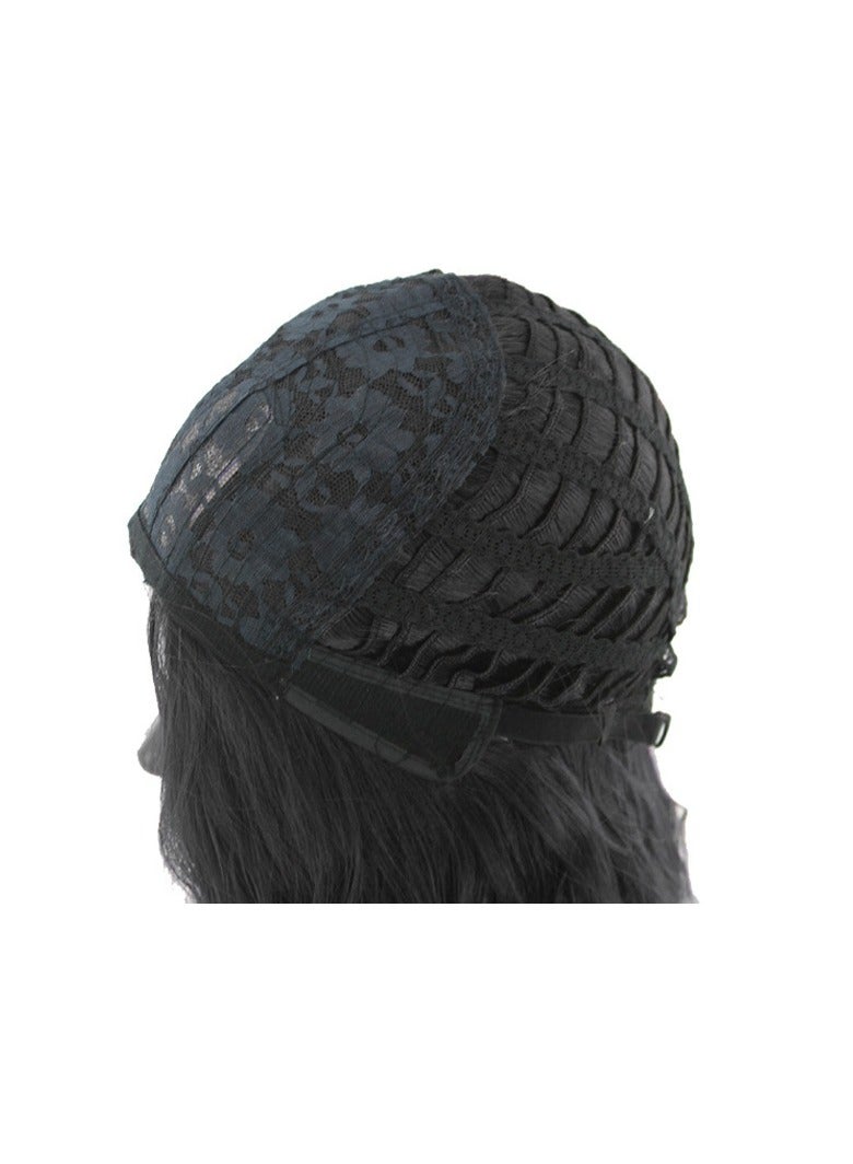 إستيل شعر مستعار مقاوم للحرارة من الألياف الطبيعة يبحث عن شعر مستعار كوسبلاي للاستخدام اليومي للحفلات الاصطناعية لاستبدال شعر مستعار للنساء أزياء بنية اللون - Image 5