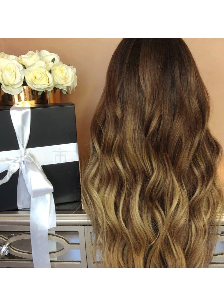 إستيل شعر مستعار مقاوم للحرارة من الألياف الطبيعة يبحث عن شعر مستعار كوسبلاي للاستخدام اليومي للحفلات الاصطناعية لاستبدال شعر مستعار للنساء أزياء بنية اللون - Image 4