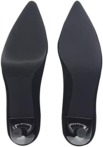 Dr. Foot Shoe Sole Protectors for high-Heels, Self Adhesive Silicone Non-Slip Shoes Cover Bottoms for Women