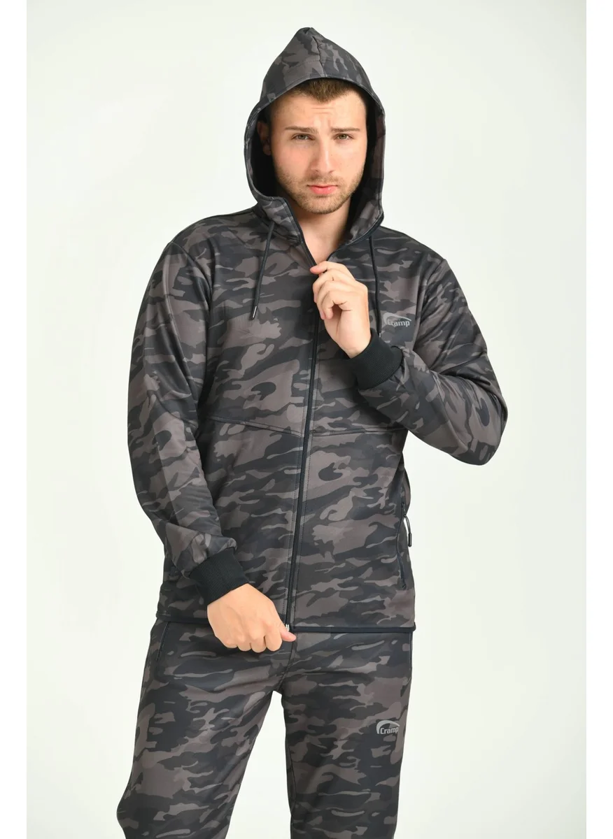 Cramp Spor Camouflage Diving Fabric Tracksuit Set