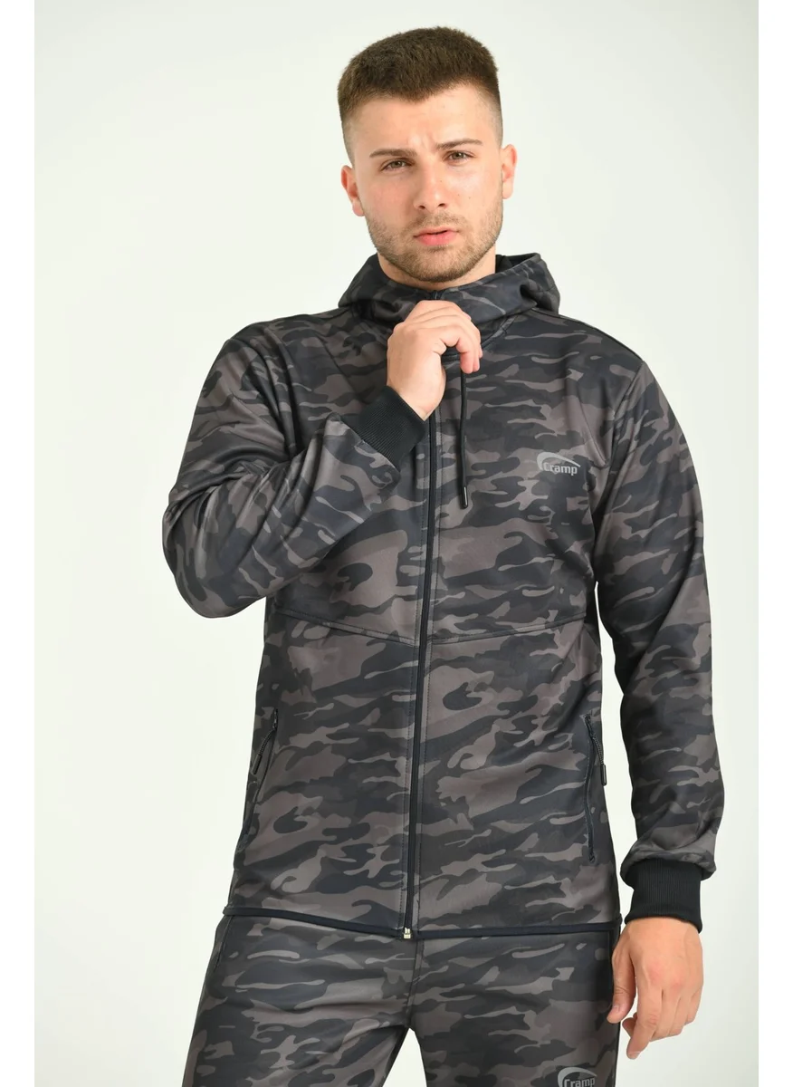 Cramp Spor Camouflage Diving Fabric Tracksuit Set