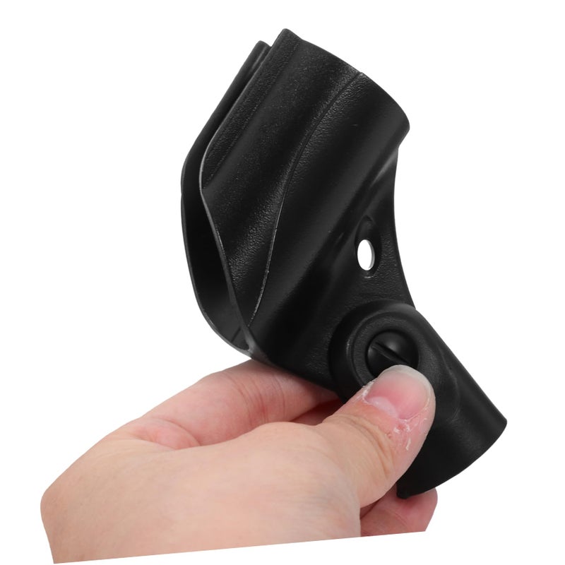 3Pcs Black Microphone Clip Holder Clamp 10x6x3 8cm Lightweight Portable for Wired Mics - Image 4