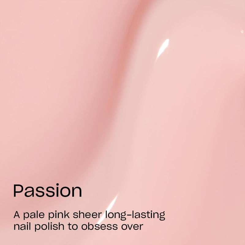 OPI Infinite Shine Passion | Sheer Soft Pink CrÃ¨me Long Wear Gel Like Nail Polish | Vegan, Long Lasting, Streak Free - Image 3