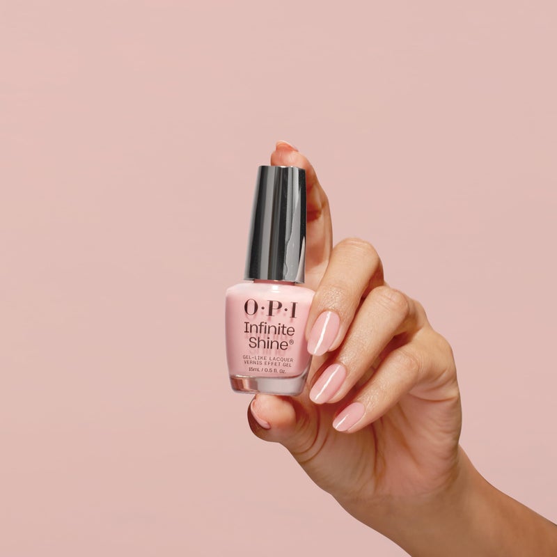 OPI Infinite Shine Passion | Sheer Soft Pink CrÃ¨me Long Wear Gel Like Nail Polish | Vegan, Long Lasting, Streak Free - Image 5