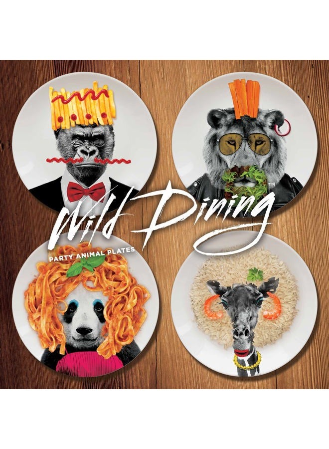 Mustard Wild Dining Andy Alpaca Dinner Plate, Ceramic M12006G - Image 4