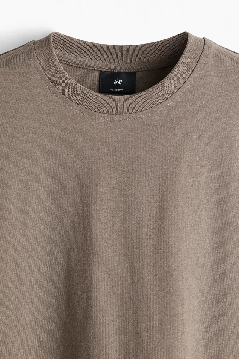 H&M Oversized Fit Cotton T-Shirt