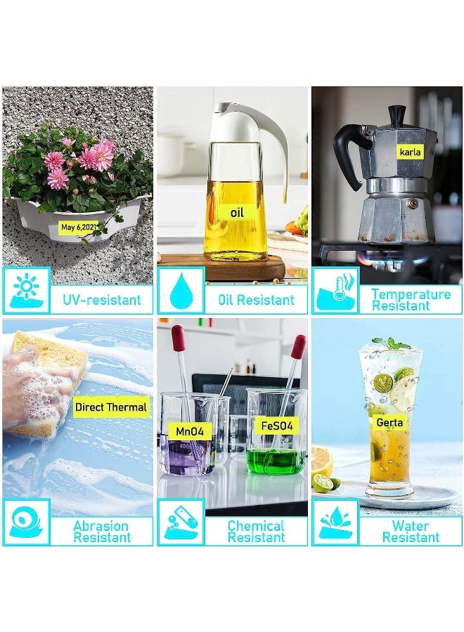 melfi 2Pcs Compatible Laminated Label Refill Replacement For Dymo D1 Standard Label Tapes 45018 S0720580 12Mm X 7M, Refill For Label Manager Lm160 280 260P 210D - Image 5