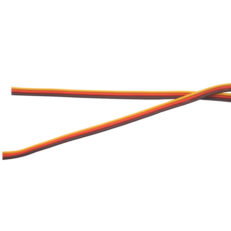 Vgoohobby 32feet 26AWG Servo Extension Cable 3Pin 30Cord Lead Extended Wiring for DIY Model RC Aircraft Car Wiring (Brown-Red-Orange) - Image 2