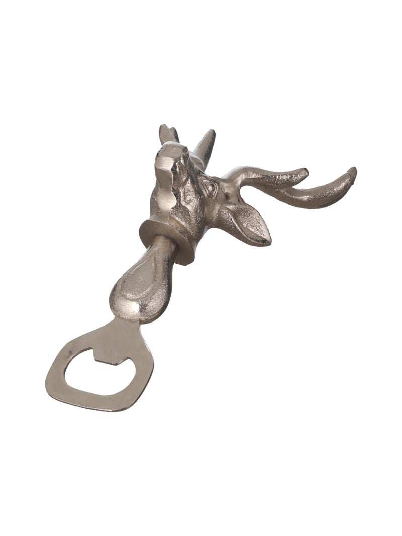 Trovea's Silver Stag Elegance: Premium Deer Bottle Opener for Beer, Juices, Sauces, Softdrinks - Image 5