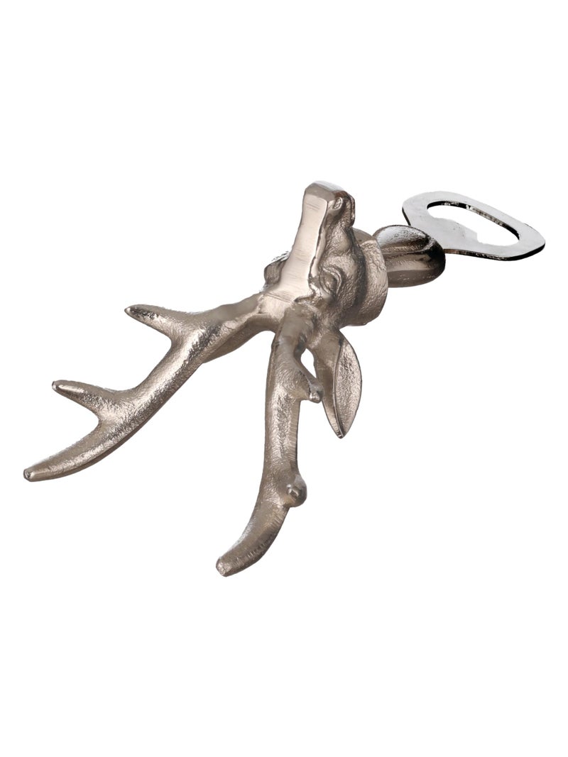 Trovea's Silver Stag Elegance: Premium Deer Bottle Opener for Beer, Juices, Sauces, Softdrinks - Image 4
