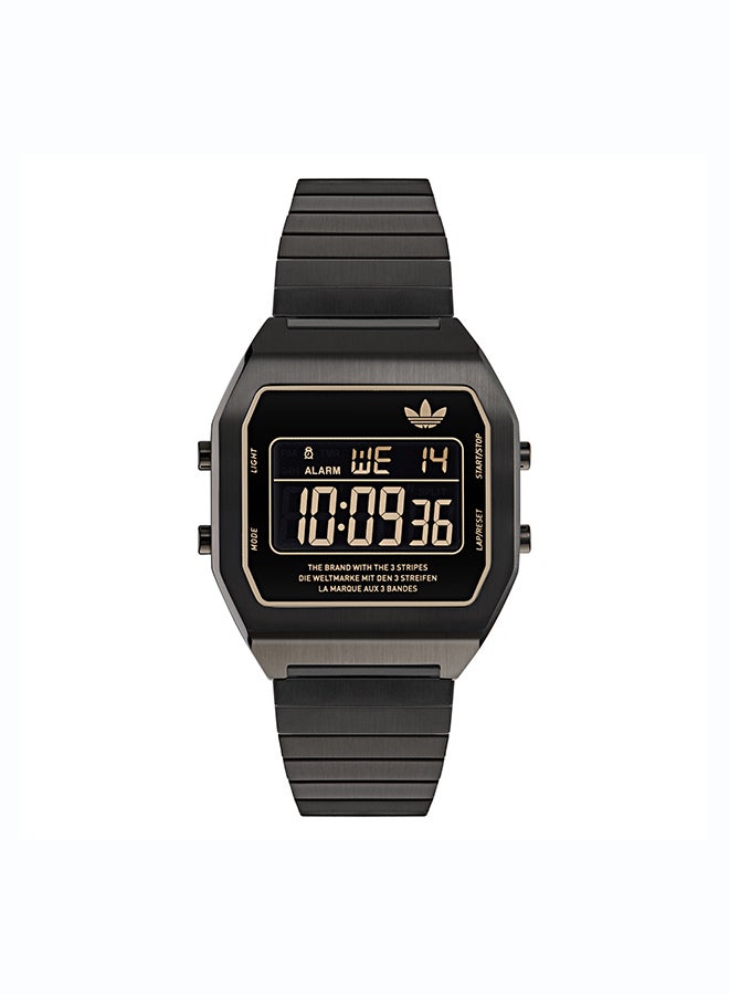 Adidas Uw Digital Two Blk Cs Blk Dl 36Mm Dig Blk Brct Ss24 - Image 1