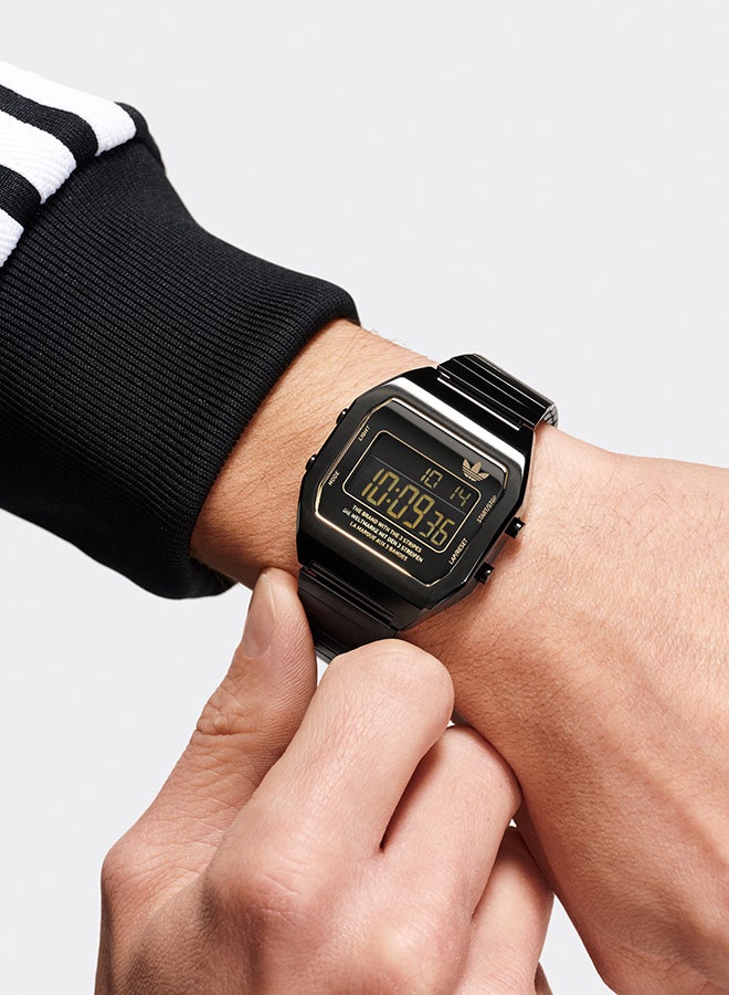 Adidas Uw Digital Two Blk Cs Blk Dl 36Mm Dig Blk Brct Ss24 - Image 4