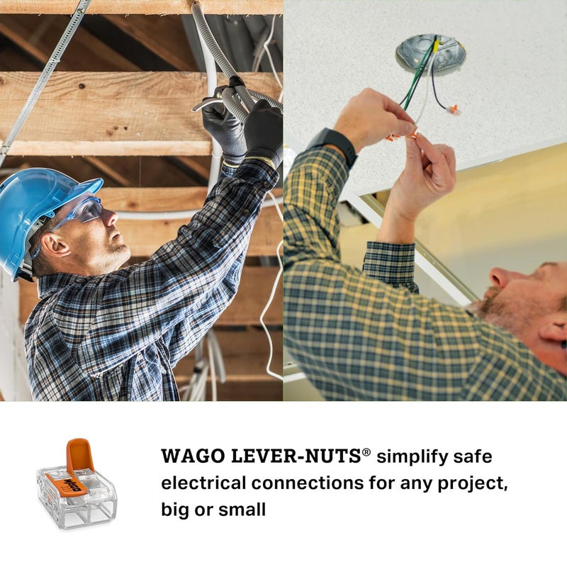 WAGO 221412 LeverNuts 2Conductor Compact Splicing Connectors Pack of 10 - Image 4
