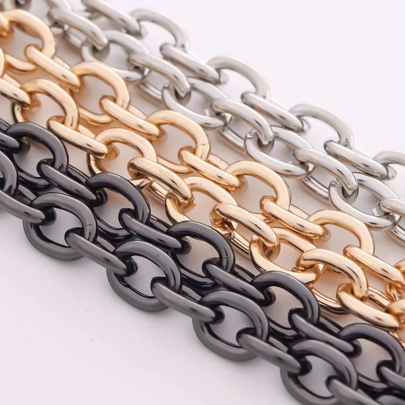 Light Golden Chain Strap Replacement Crossbody Purse Handbag Shoulder Bag DIY 40cm - Image 3