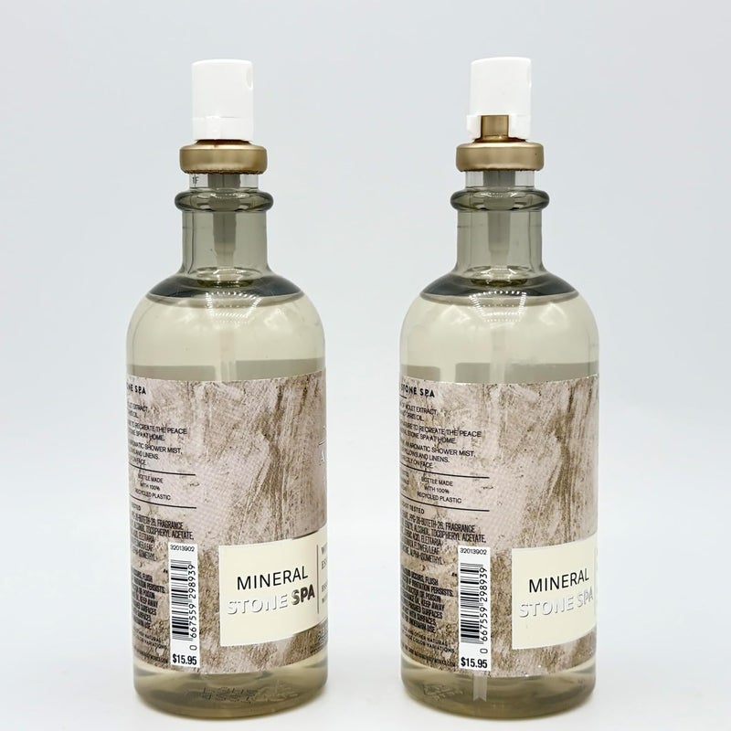 Mineral Stone Spa 2Piece Bath Body Bundle Set of Two Essential Oil Mists 53oz Each - Image 4
