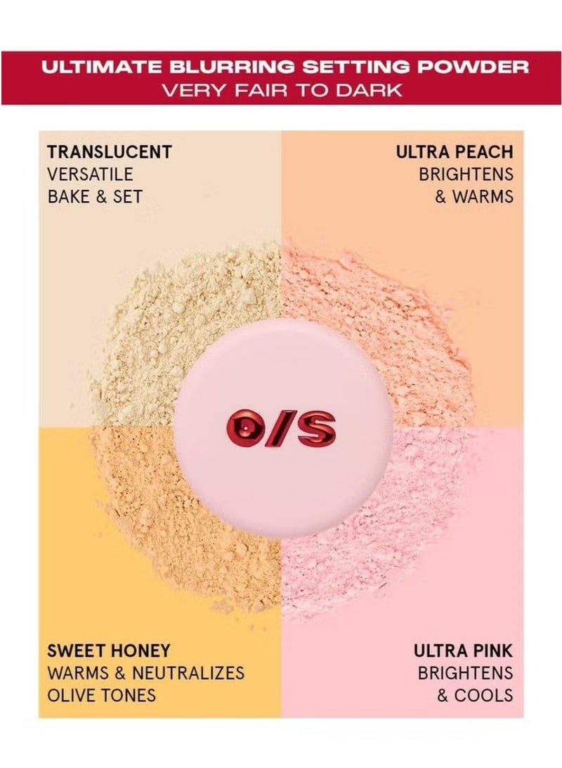One size Ultimate Blurring Oil-control Setting Powder - Ultra Peach - Image 3