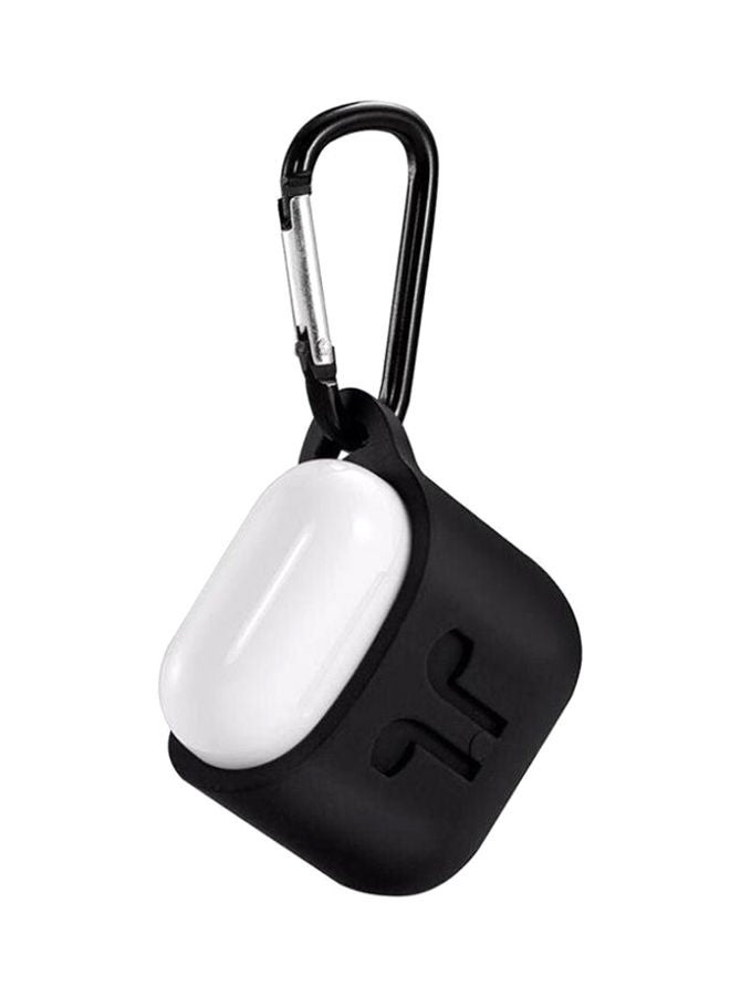 NIBEMINENT Charging Cover Hanging Pouch Case For Apple AirPods Black