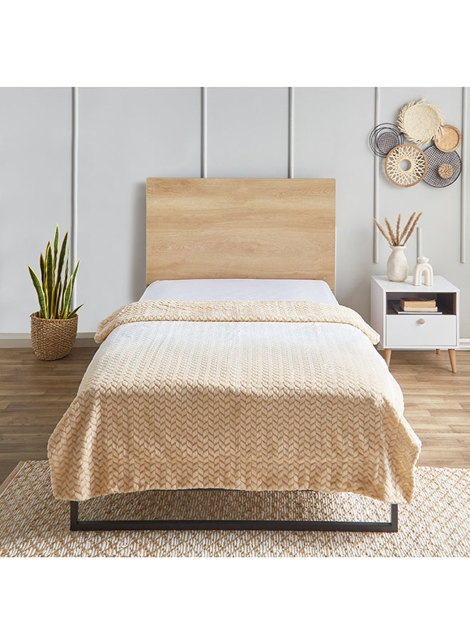 Home Box Solace Jacquard Double Layer Twin Blanket 200 x 150 cm  - Image 2