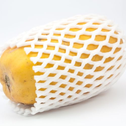 Blue Max Fruit Covering & Packaging Foam Net | Reusable Protective Cushioning for Apples, Pears, Mangoes, Breathable, Fruit Covering to Prevent Damage During Transit & Storage | White | 15MTR - Image 3